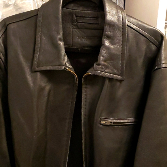 Roundtree & Yorke Other - Black Leather Jacket, lowest price already...